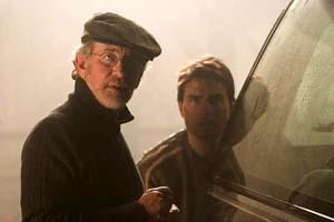 Steven Spielberg na planie filmu &quot;Wojna światów&quot;