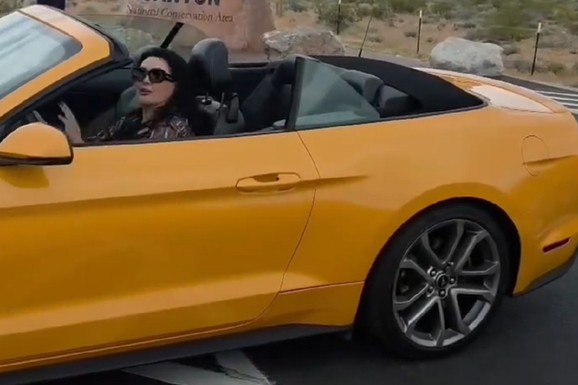 DRAGANA MIRKOVIĆ SE SNIMA U PAPRENO SKUPOJ MAŠINI Evo koliko košta NAPUCANI KABRIOLET, pevačica poručuje: "Ja sve delim sa vama" (FOTO)