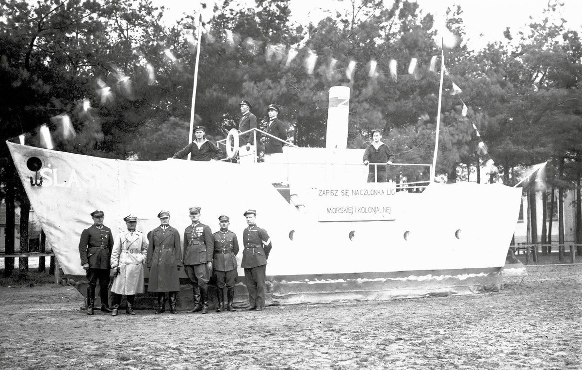 Parada zorganizowana przez Ligę Morską i Kolonialną, 1932 r.
