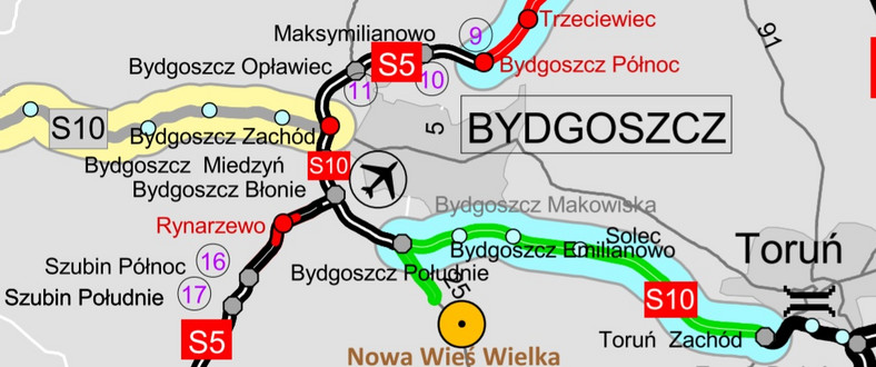 S5 Bydgoszcz Błonie — Szubin Północ