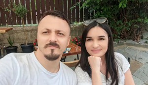 Daniel Kajmakoski sa suprugom