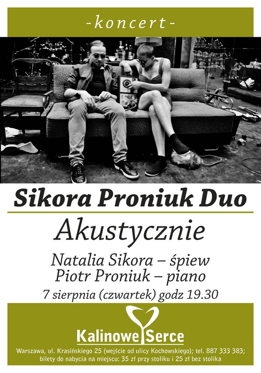Natalia Sikora - koncert w Kalinowym Sercu