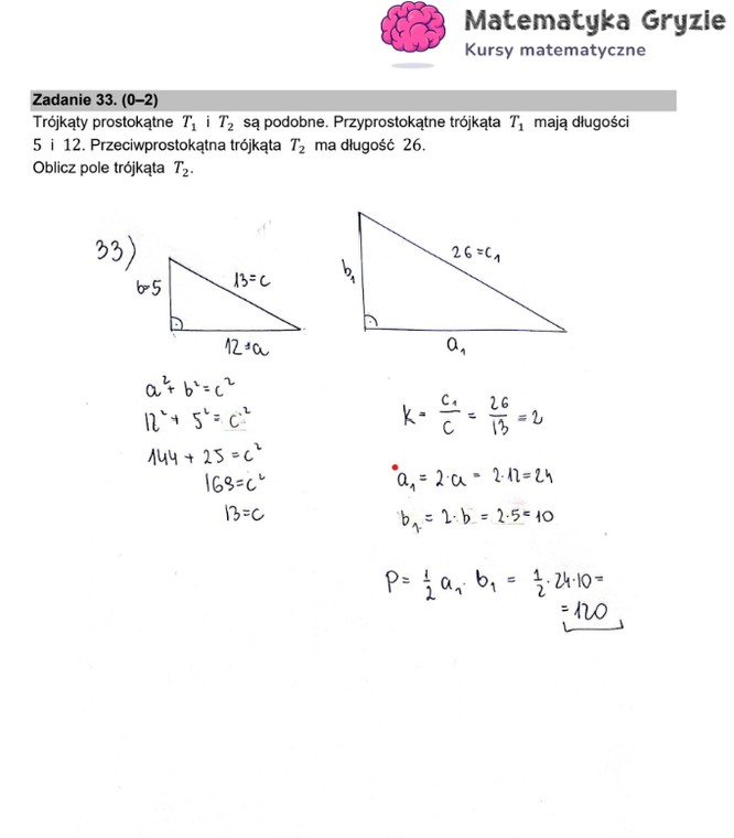 Arkusz CKE i odpowiedzi. Matematyka, poziom podstawowy formuła 2015 - zadanie 33