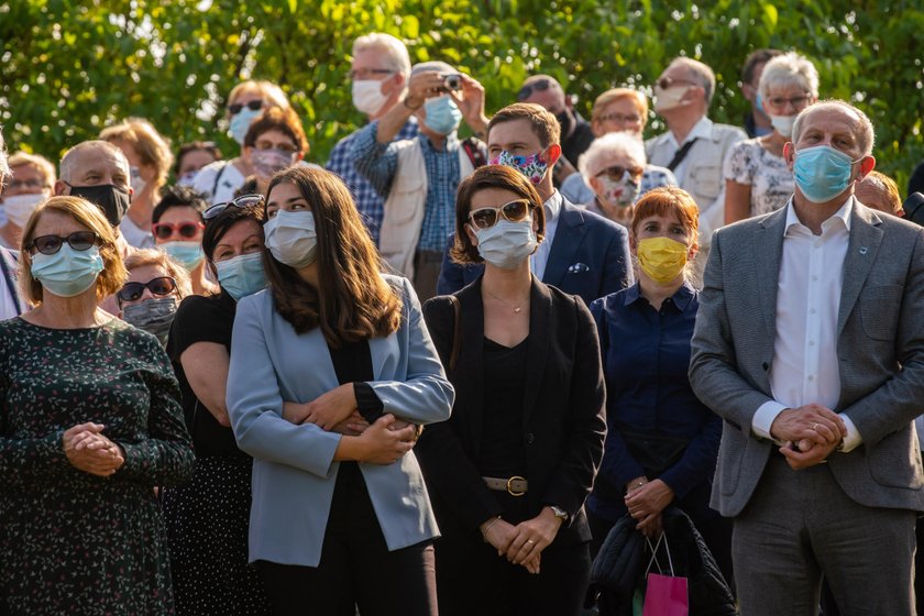 Odsłonięcie widoku imienia Macieja Kosycarza