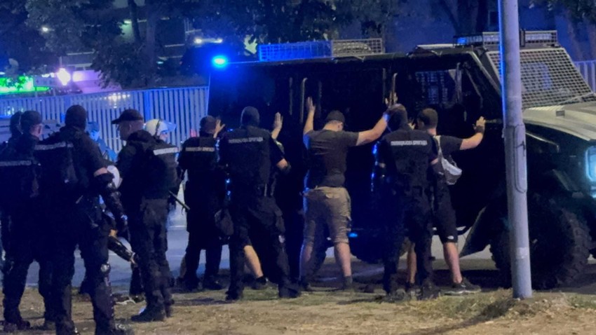 novi beograd policija studenti protest blokada