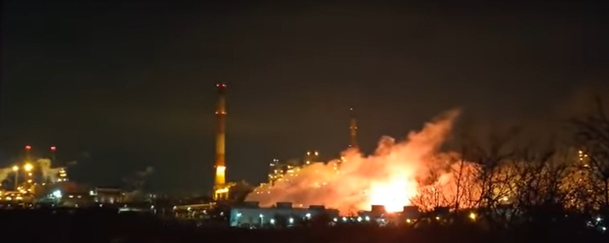Pożar magazynów gazu w Sarartowie, Rosja
