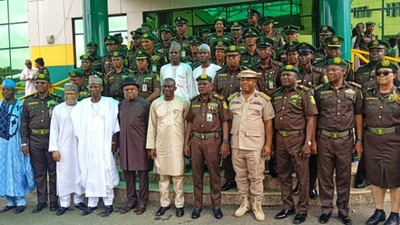 Correctional Service decorates 330 newly-promoted officers in Enugu/Illustration. [Guardian]