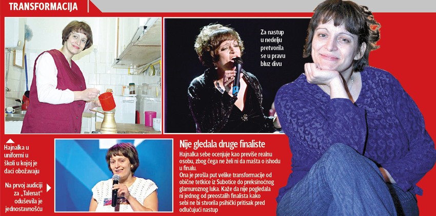 Hajnalka dan posle prolaza u finale (kliknuti + za uvećanje)