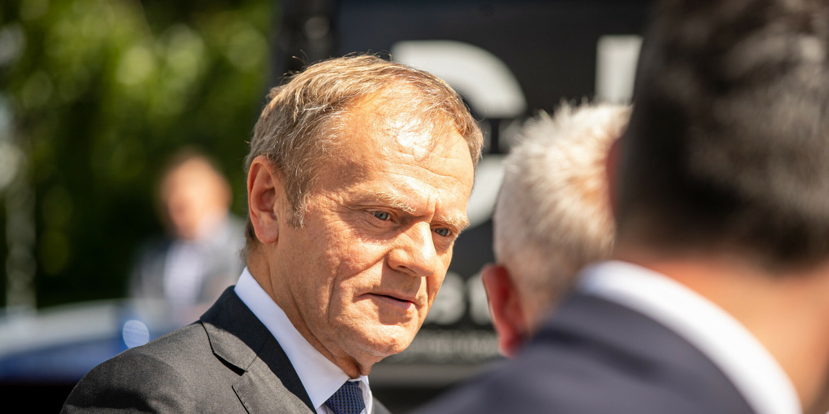 Lider Koalicji Obywatelskiej Donald Tusk