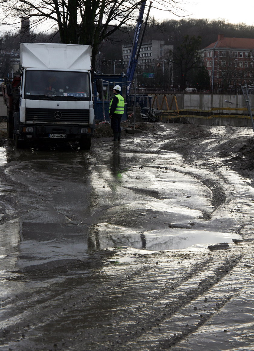 Tak wyglądają okolice budowy Forum Gdańsk