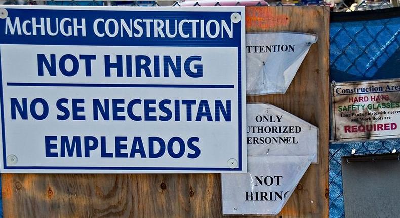 Not Hiring Sign