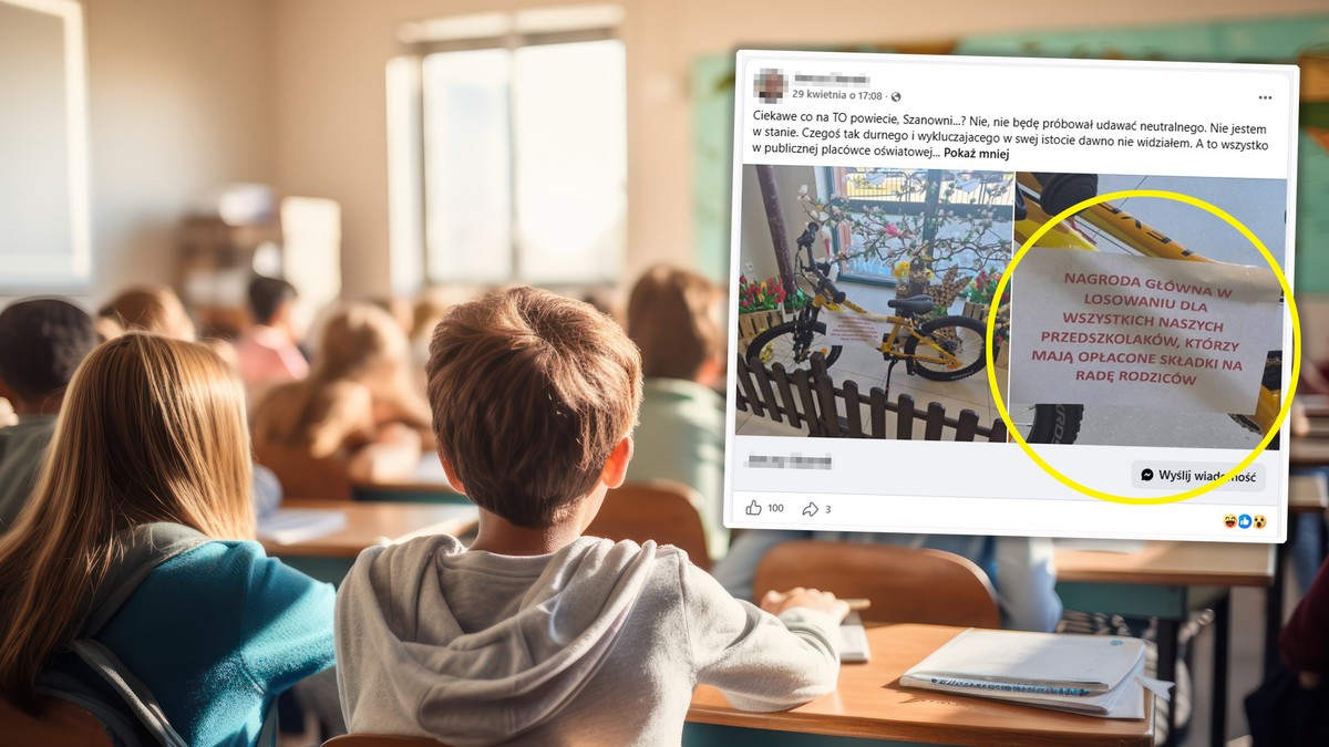 Pokazał nagrodę w publicznym przedszkolu i wywołał burzę. 