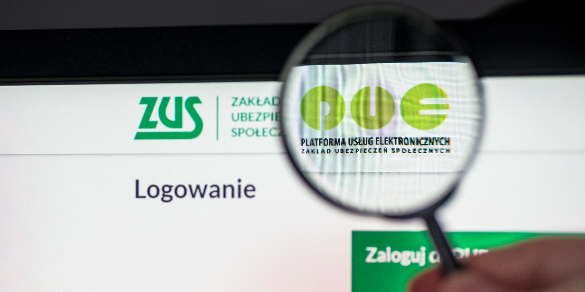 Informacje o składkach można sprawdzić na platformie PUE ZUS