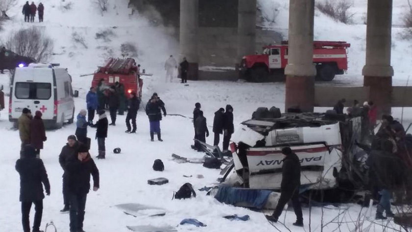 Tragiczny wypadek autokaru w Rosji