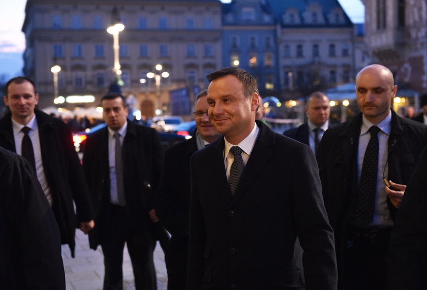 Prezydent Andrzej Duda spotkał się w Krakowie z senatorami z USA