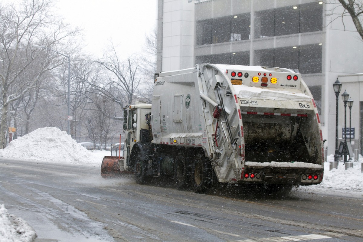śmieciarka pług śnieżny