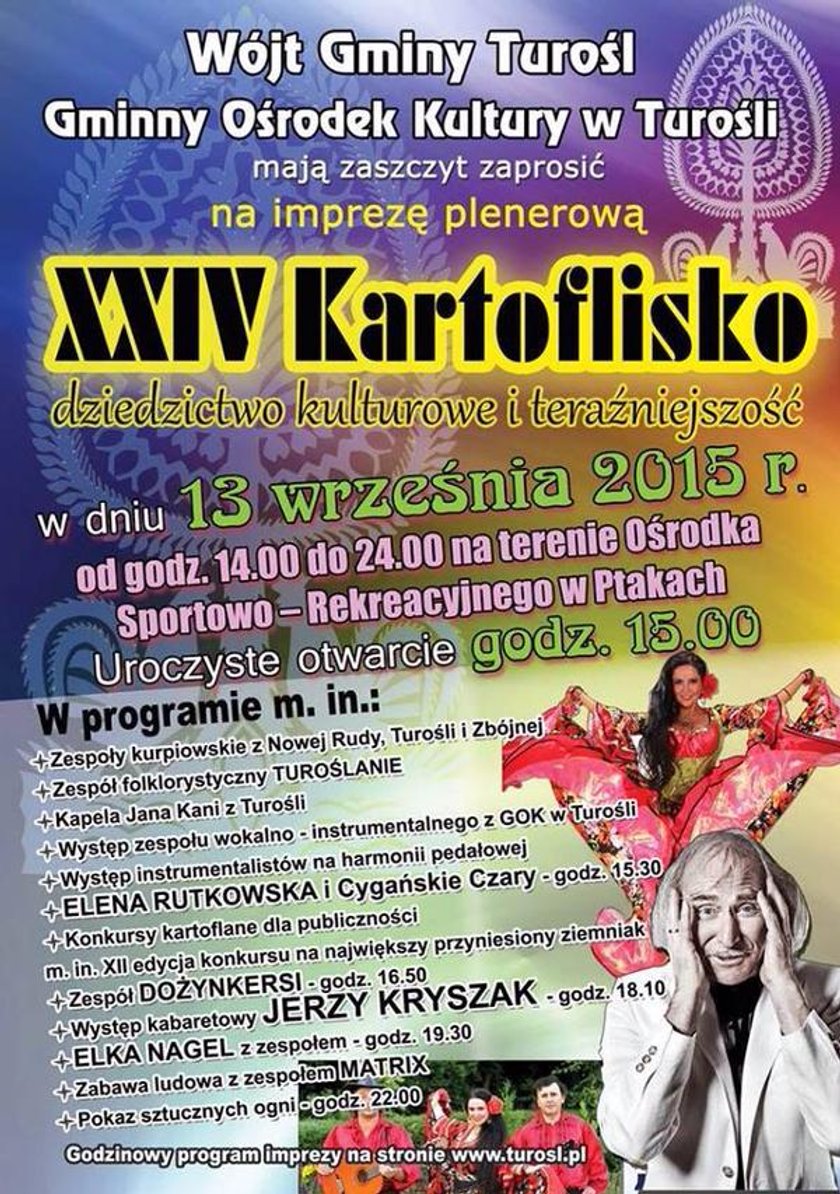 Jerzy Kryszak na Kartoflisku plakat