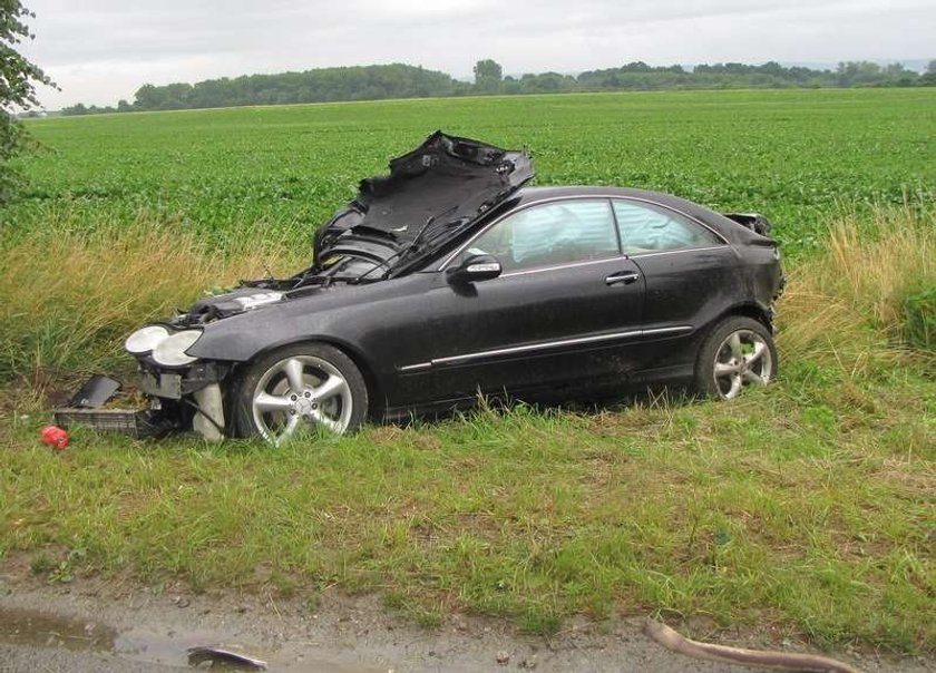 Szaleńcy z mercedesa ujęci! Nowe fakty