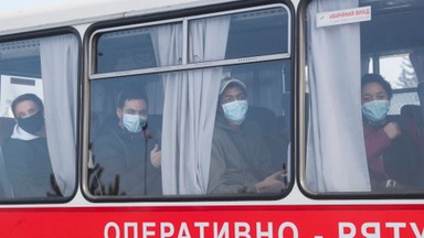 Ukraina: mieszkańcy chcieli zablokować transport ewakuowanych z Wuhan