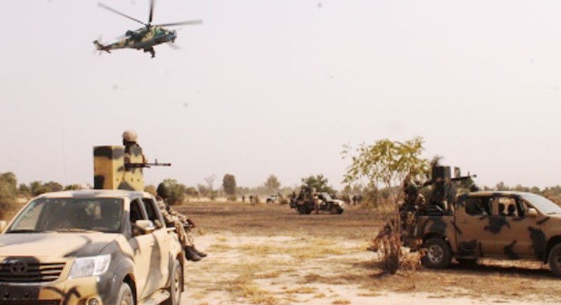 NAF kills scores of insurgents at Bukar Meram in Borno. [Legit]