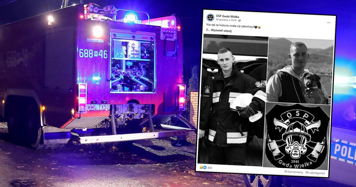 Śmierć młodego strażaka. Poruszające gesty w jednostce Kamila