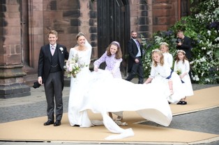 Aktywistki z grupy Just Stop Oil zakłóciły brytyjski "ślub roku"