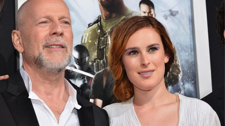 Bruce Willis és lánya, Rumer Willis egy 2013-as premieren