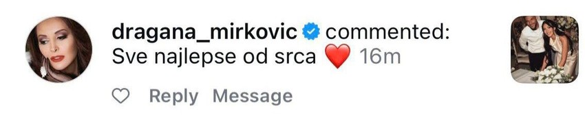 Dragana Mirković komentar