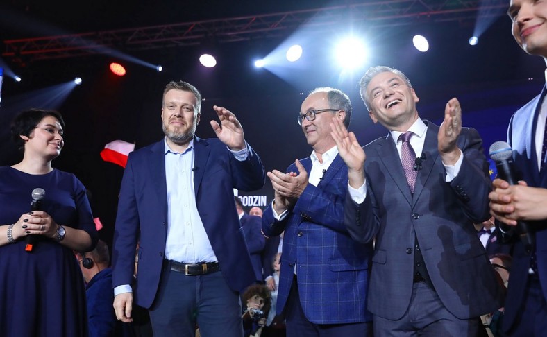 Adrian Zandberg, Włodzimierz Czarzasty i Robert Biedroń