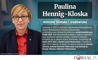 Kim jest Paulina Hennig-Kloska? Minister klimatu i środowiska [BIOGRAM]
