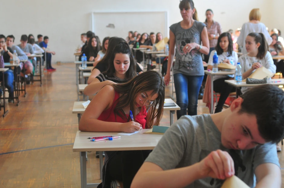 Probni test u Osnovnoj školi "Đorđe Natošević" u Novom Sadu