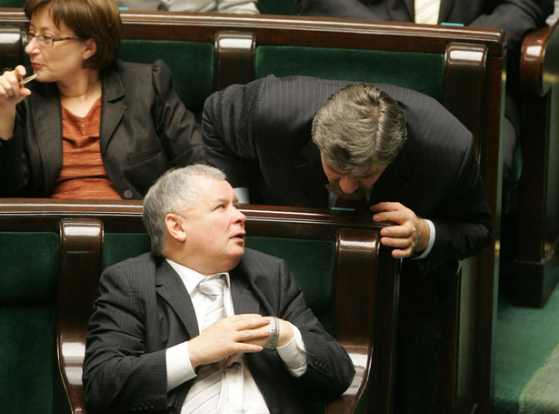 Klimatyzacja wygoniła Kaczyńskiego z Sejmu