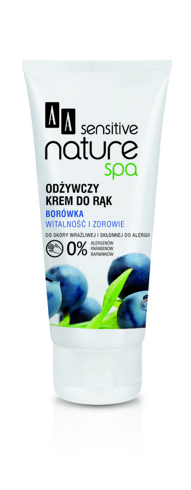 AA Sensitive Nature SPA Borówka Odżywczy krem do rąk HIT!