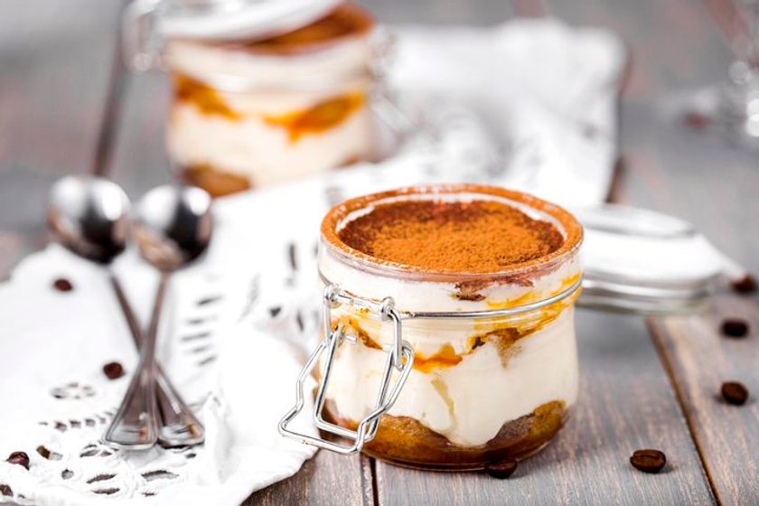 Kajmakowe tiramisu