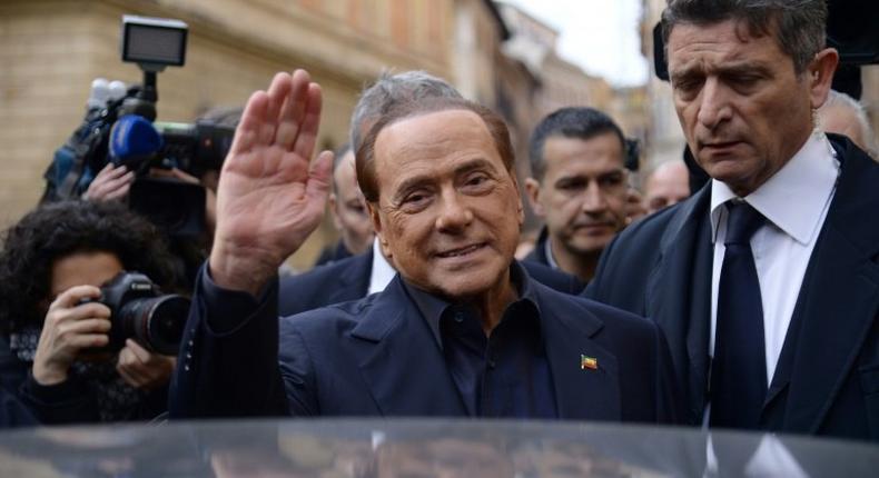 Italy's forrmer Prime Minister Silvio Berlusconi, seen in December 2016, wrote on his Facebook page of the auction to have lunch with him, I believe each of us must do everything possible to help fellow citizens in difficulty