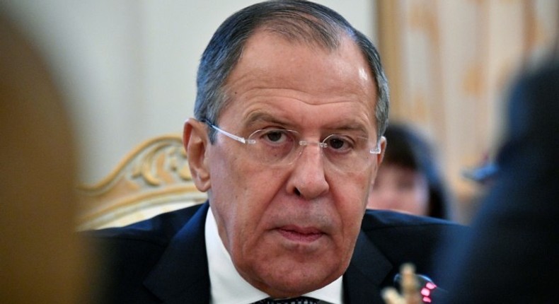 Russian Foreign Minister Sergei Lavrov, seen January 18, 2017, told Russian lawmakers that he had invited all the opposition representatives from the political opposition that wish to come to Moscow for talks