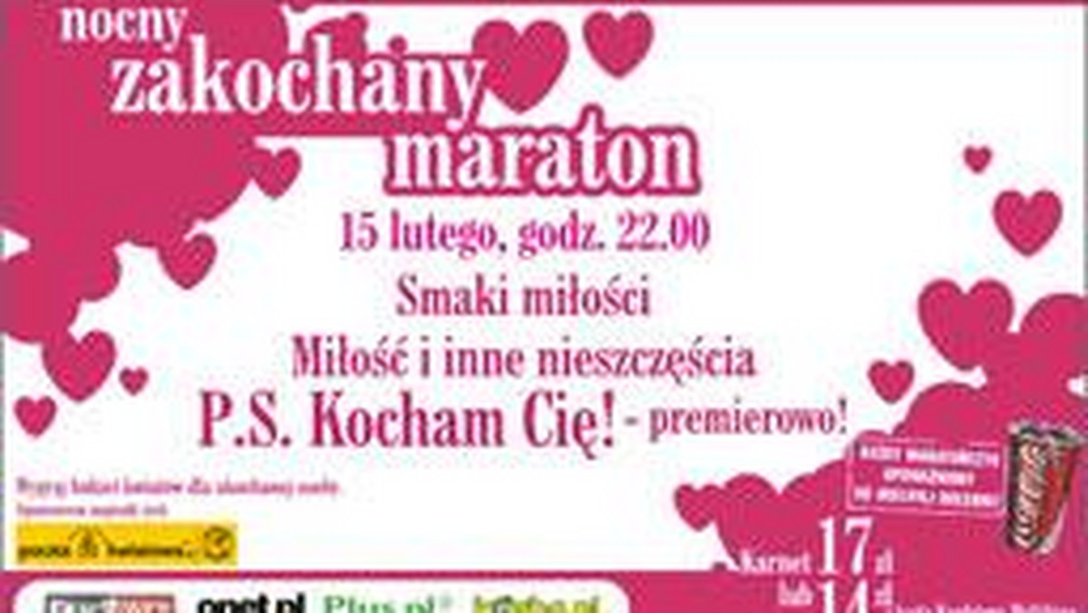 W piątek, 15 lutego, w sieci Multikino odbędzie się "Nocny zakochany maraton".