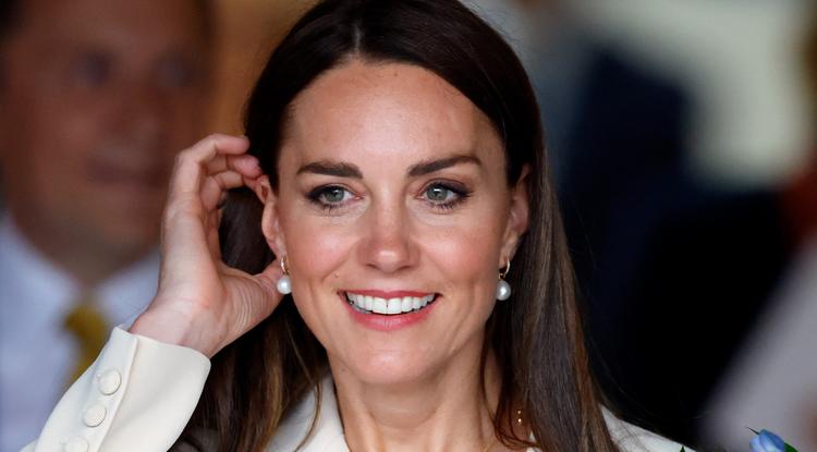 Kate Middleton gyöngy fülbevalóban Fotó: Getty Images