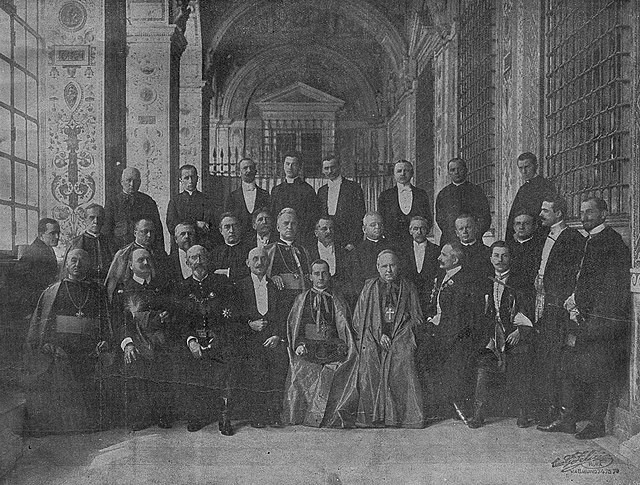 Konsekracja bp. Adama Stefana Sapiehy pw Kaplicy Sykstyńskiej, 17 grudnia 1911 r.