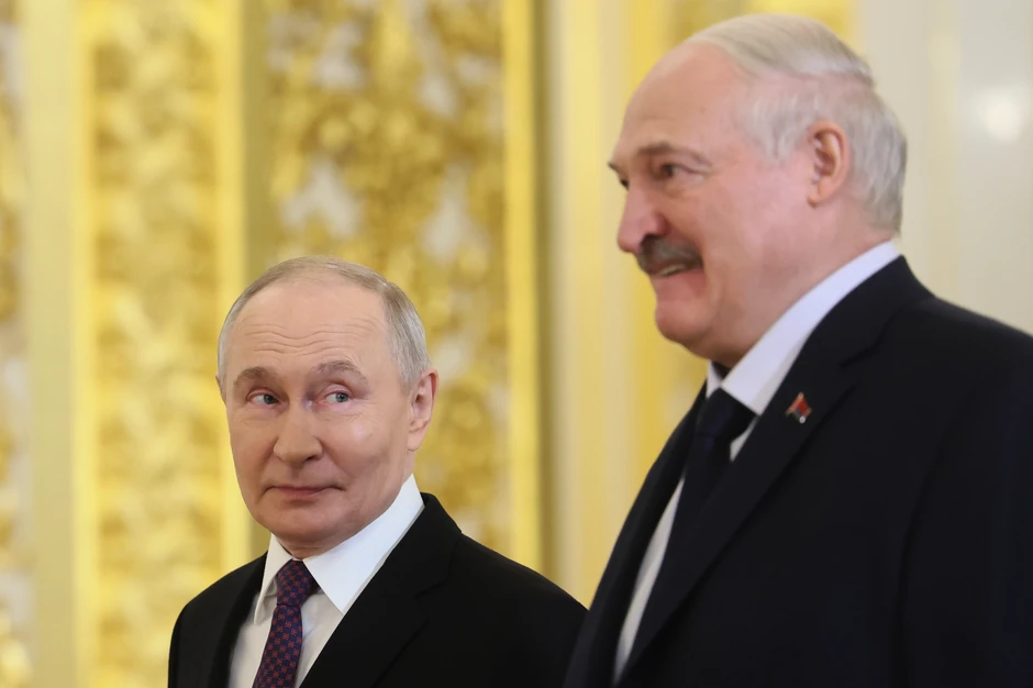 Aleksandar Lukašenko i Vladimir Putin u Moskvi 26. februara