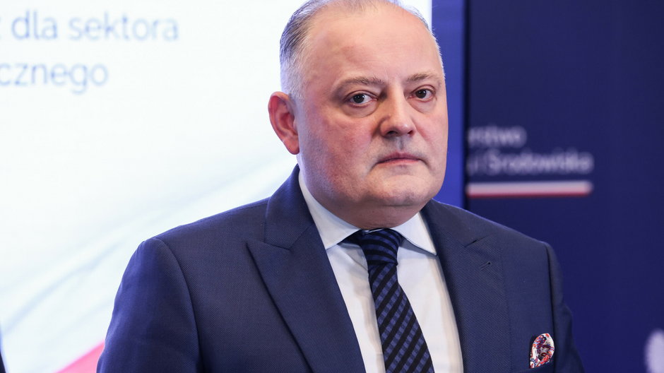 Prezes PGE Wojciech Dąbrowski