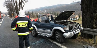 Terenówką wjechał w tira. Zginął na miejscu