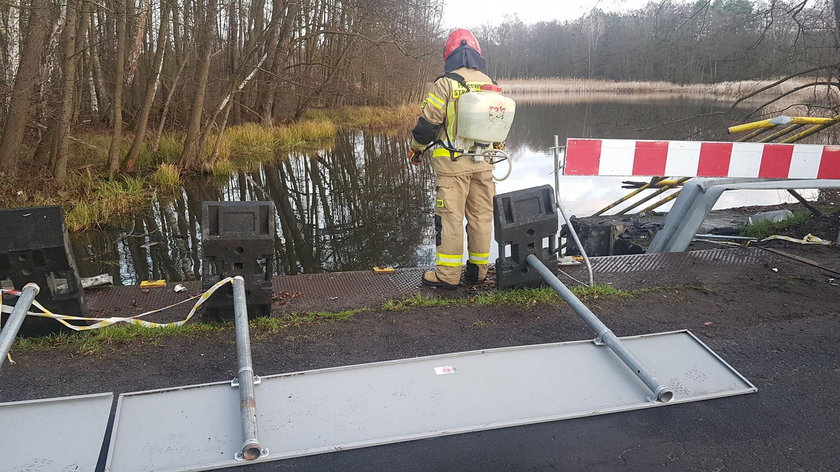 Wypadek na trasie Cibórz-Skąpe