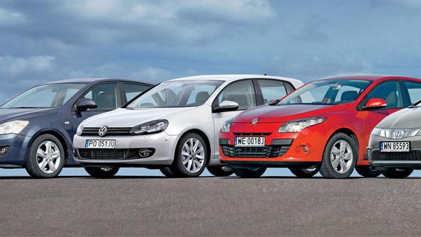 Volkswagen Golf Kontra Kia Cee'd, Renault Megane I Honda Civic - Pięcioletni Kompakt Z Benzyniakiem – Który Wybrać?