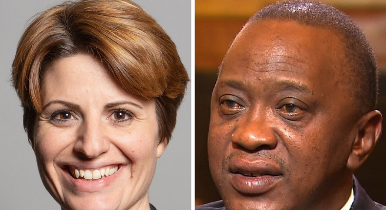 British MP Emma Hardy (left) has denied knowing that the sh.152 million flat she was living in London is owned by the Kenyatta family.