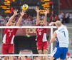 SIATKÓWKA FIVB MISTRZOSTWA ŚWIATA 2014 POLSKA ROSJA  (Piotr Nowakowski Mateusz Mika Nikolay Pavlov )