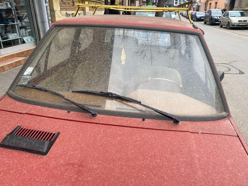 Prašnjava kiša u Novom Sadu