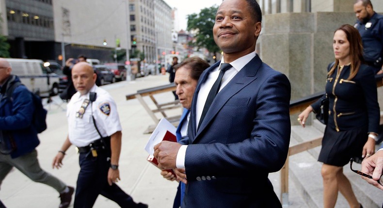 Gooding leaving court in 2022.Frank Franklin II/AP