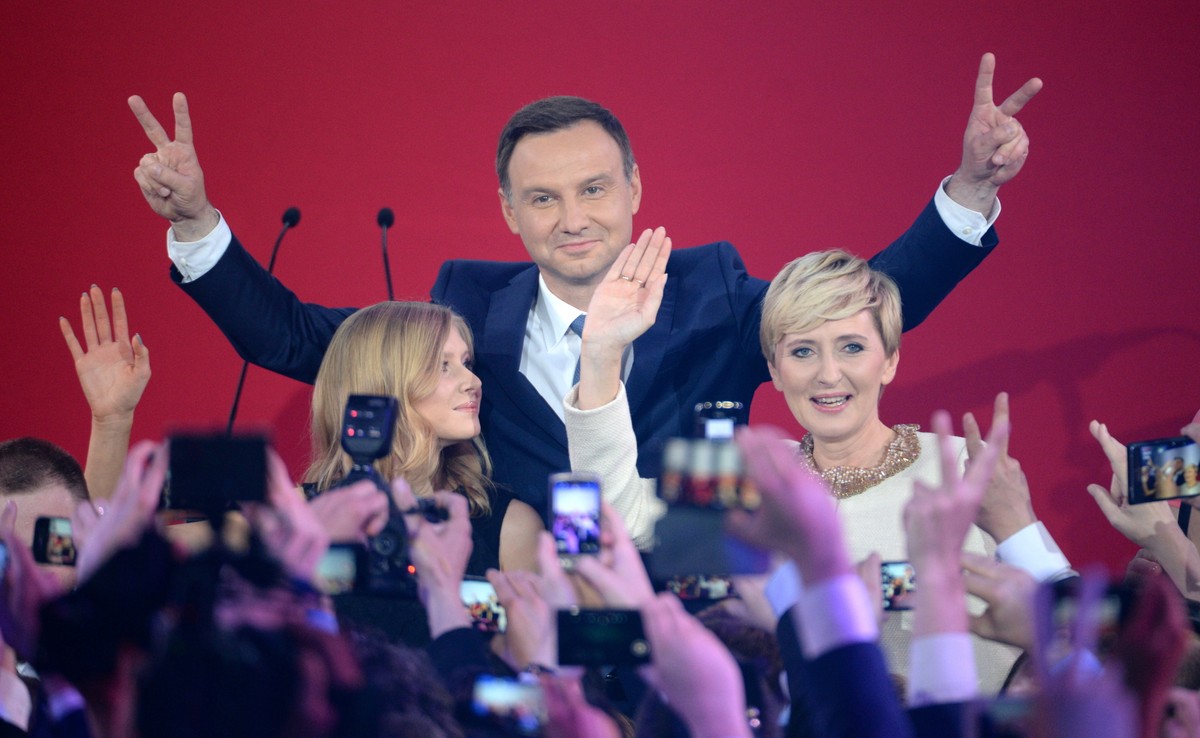 Andrzej Duda w sztabie wyborczym