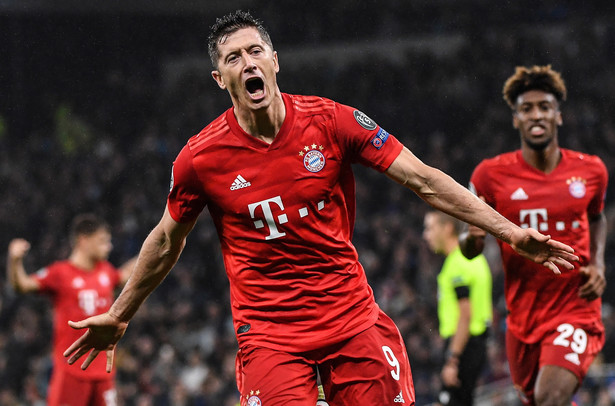 Liga Mistrzów: Lewandowski strzelił dwa gole. Bayern rozgromił Tottenham [WIDEO]